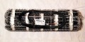 Snow mats made from 7mm or 1/4 inch diameter twin conductor heating cable.  35 W/SF.  16 inches wide x 45.9 feet long.  Covers 60.2 SF"in concrete or under asphalt