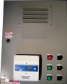 This photo depicts a 347V 3P snow melt panel with 2 zones using three separate pairs of GFI ciruits.